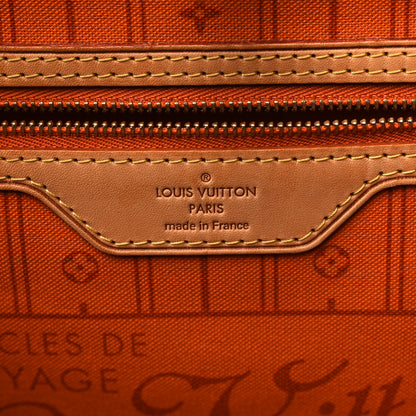 Louis Vuitton Monogram My LV Heritage Neverfull MM Orange Ivory 5 of 10