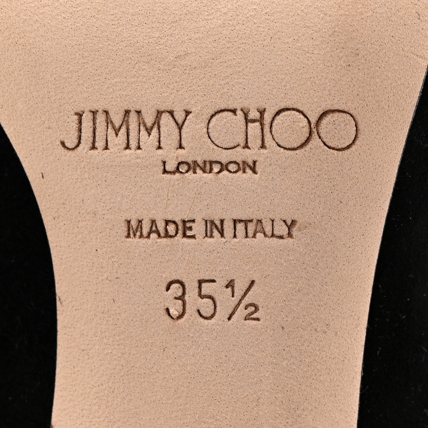Jimmy Choo Suede Pumps 35.5 Black 6 of 12