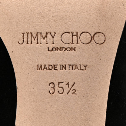 Jimmy Choo Suede Pumps 35.5 Black 6 of 12