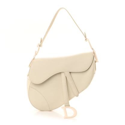 Christian Dior Ultra Matte Calfskin Saddle Bag Off White 1 of 11