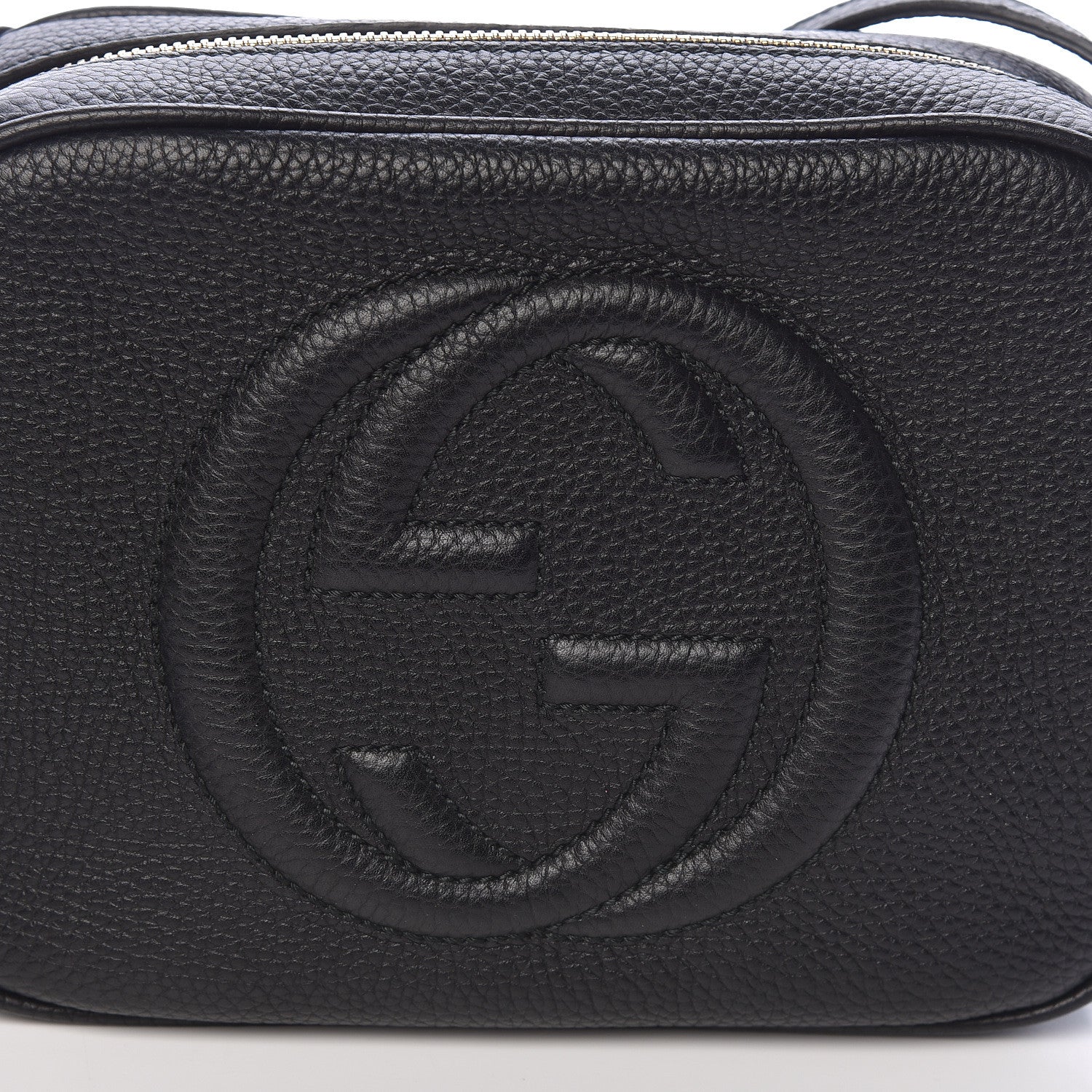 Gucci Pebbled Calfskin Small Soho Disco Bag Black 10 of 10