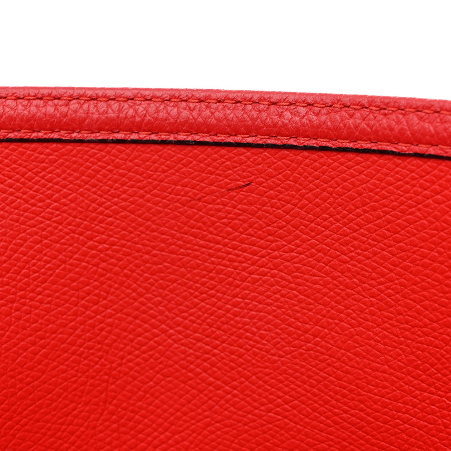 Calfskin Patent Logo Spikes East West Cabata Tote Red
