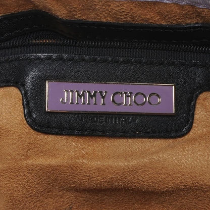 Jimmy Choo Leather Mave Foldover Clutch Black 6 of 7
