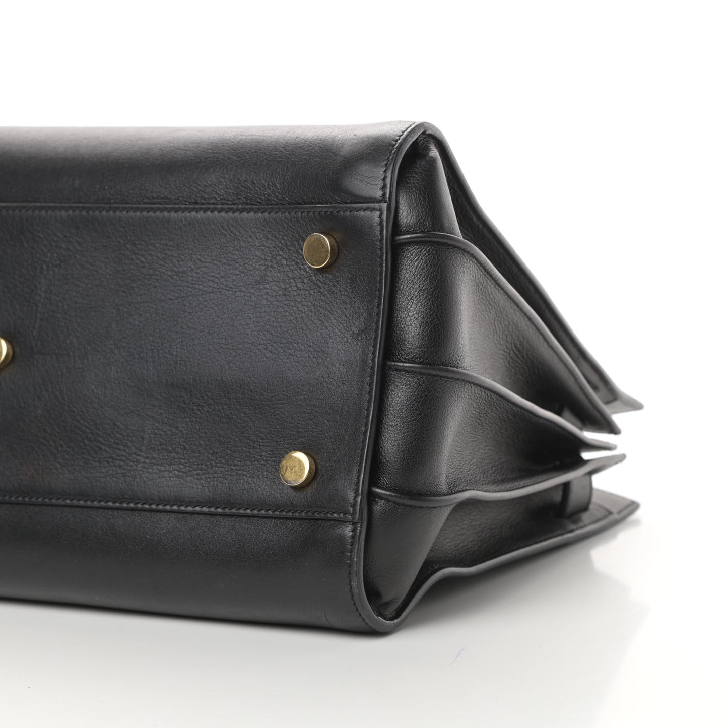Calfskin Small Sac De Jour Black