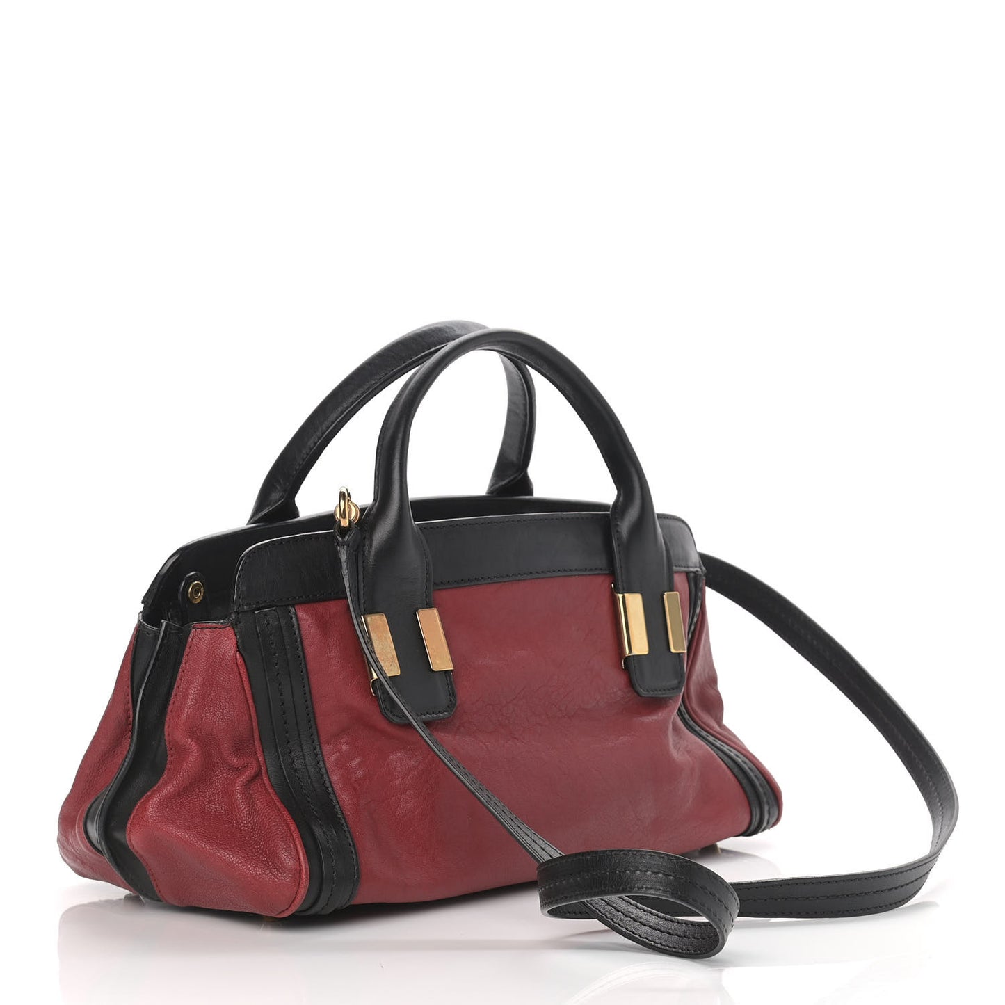 Calfskin Mini Alice Satchel Holly Berry
