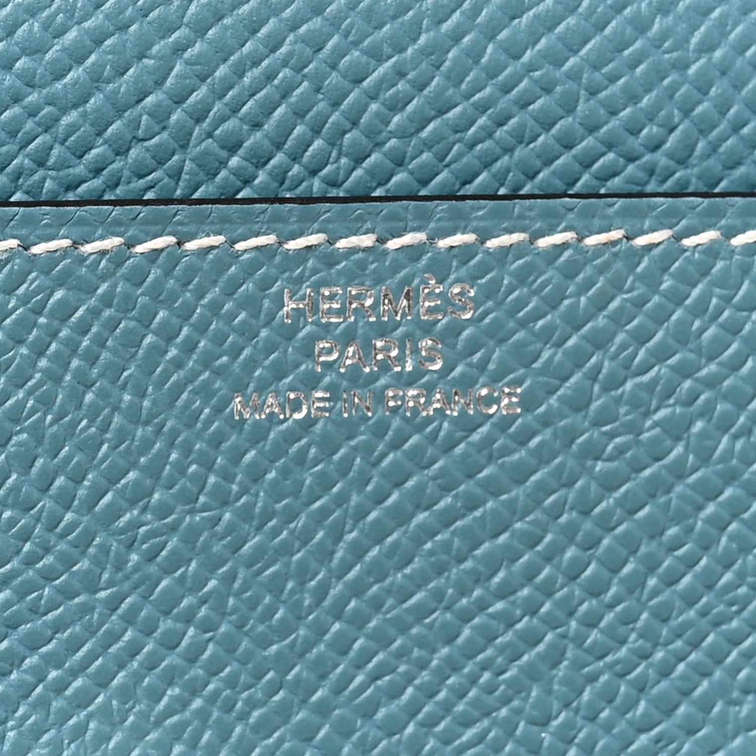 Hermes Epsom Constance Wallet To Go New Bleu Jean 6 of 8