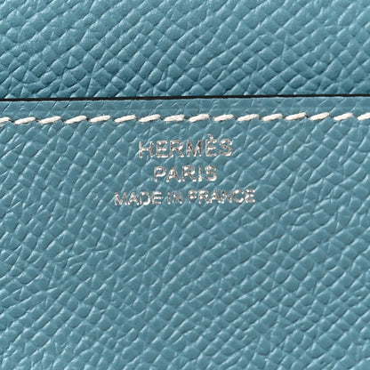 Hermes Epsom Constance Wallet To Go New Bleu Jean 6 of 8