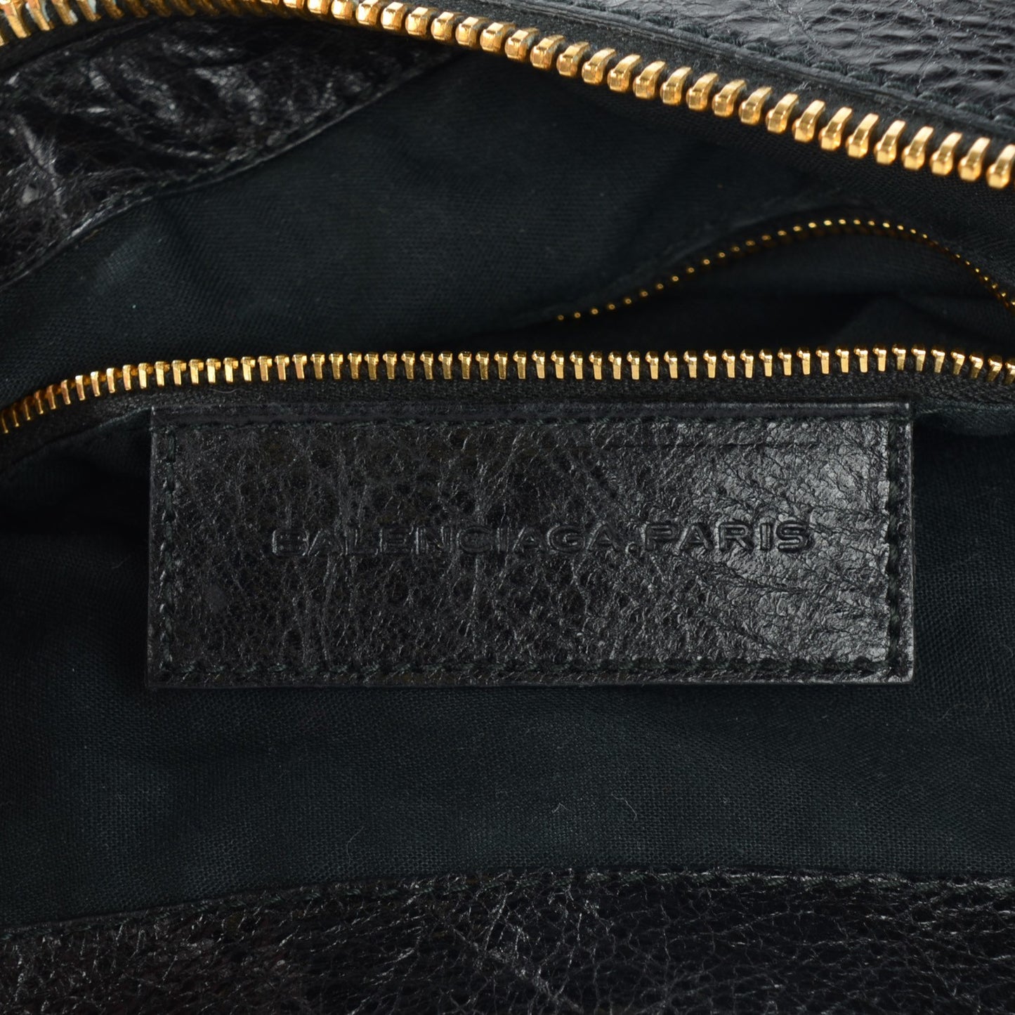 Agneau Giant 12 Gold Hardware Work Black