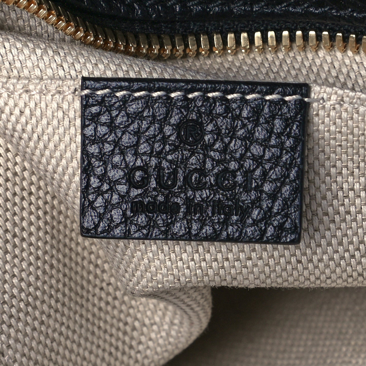 Pebbled Calfskin Small Soho Disco Bag Black