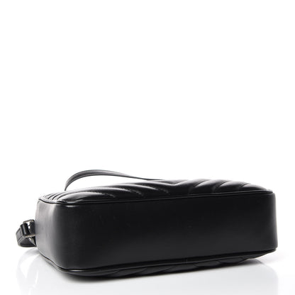Saint Laurent Calfskin Matelasse Monogram Lou Camera Bag Black 4 of 10