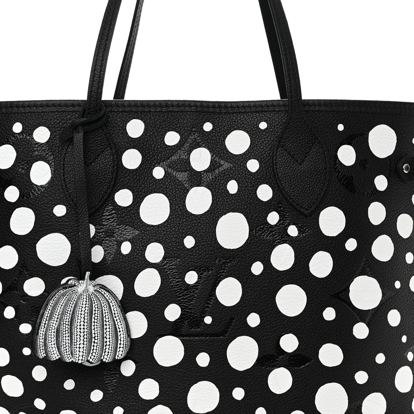 LV X YK Empreinte Neverfull MM Black White