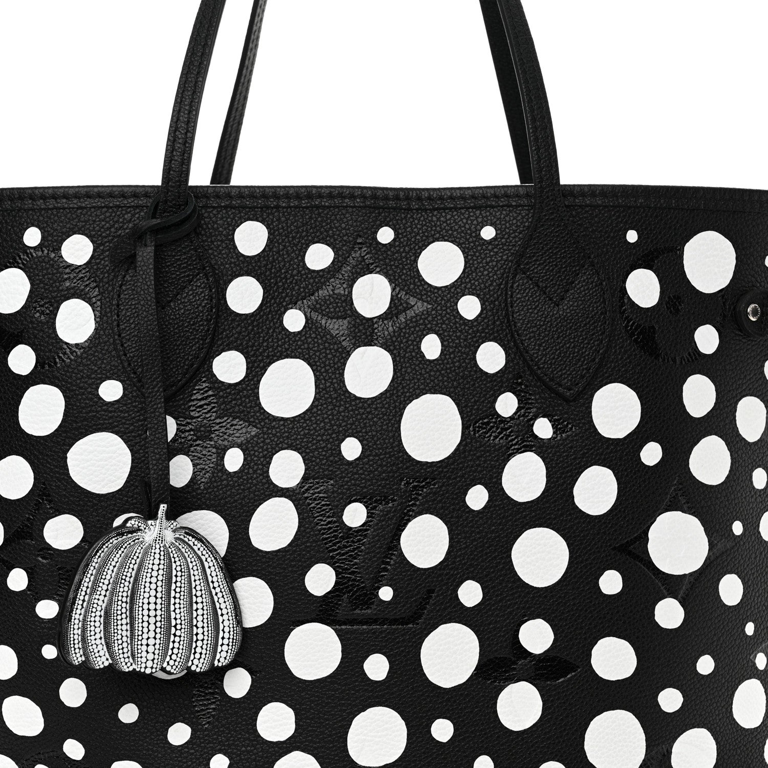 Louis Vuitton LV X YK Empreinte Neverfull MM Black White 9 of 11