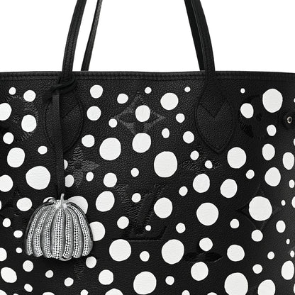 Louis Vuitton LV X YK Empreinte Neverfull MM Black White 9 of 11