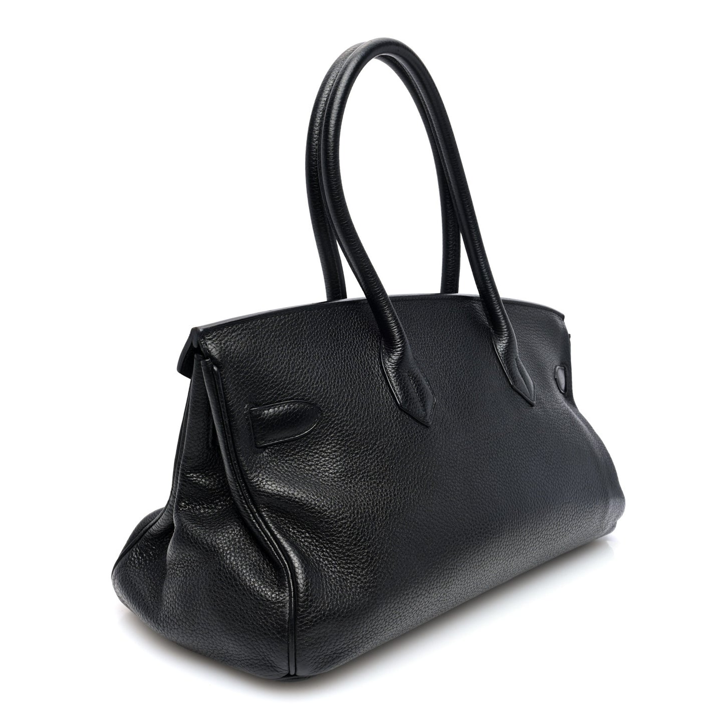 Taurillon Clemence JPG Birkin II 42 Black