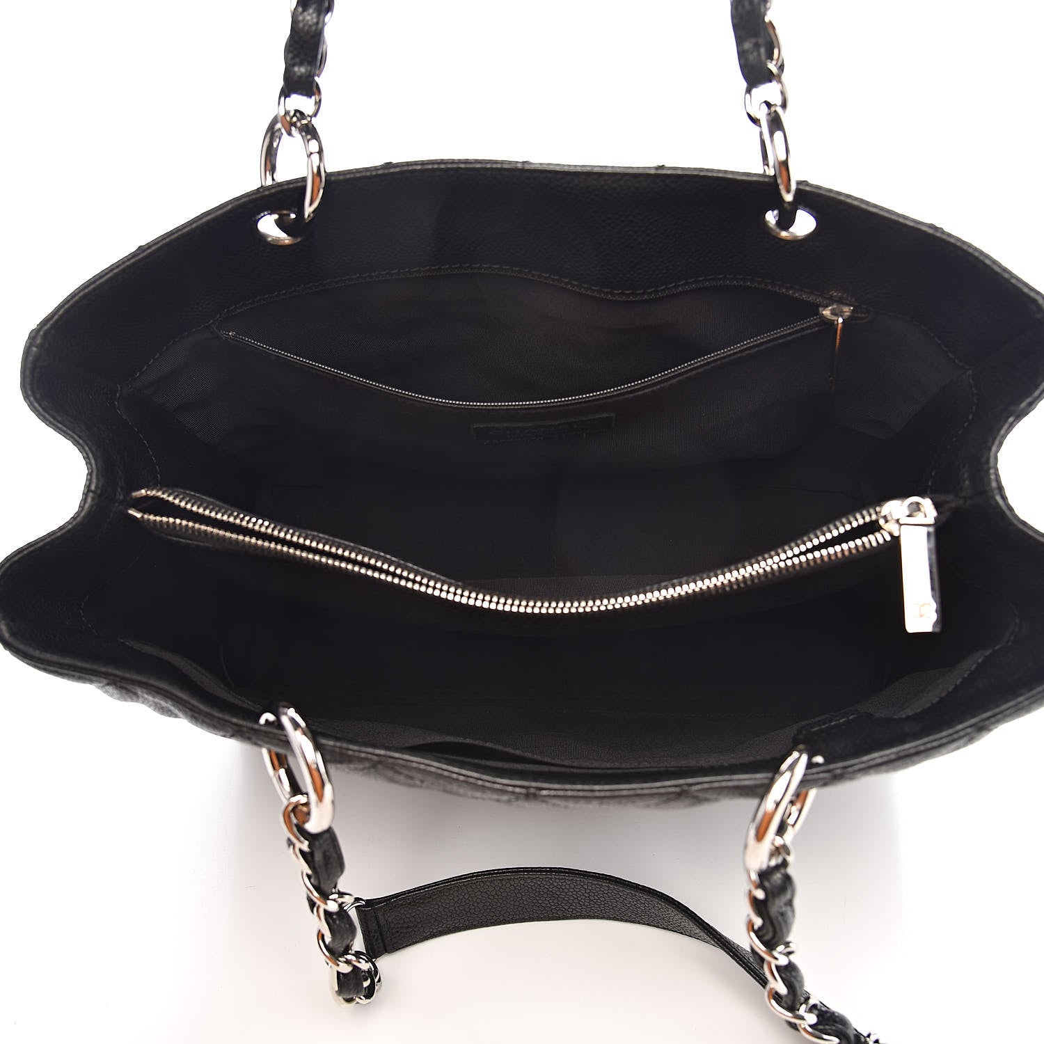 Chanel Caviar Quilted Grand Shopping Tote GST Black 5 of 11