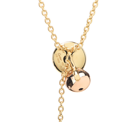 Cartier 18K Pink Yellow White Gold Sweet Trinity Drop Necklace 5 of 5