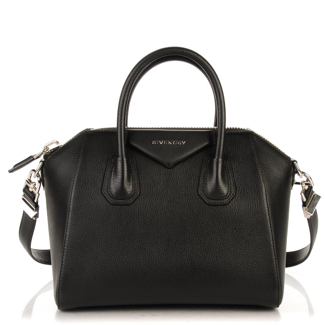 Sugar Goatskin Small Antigona Black