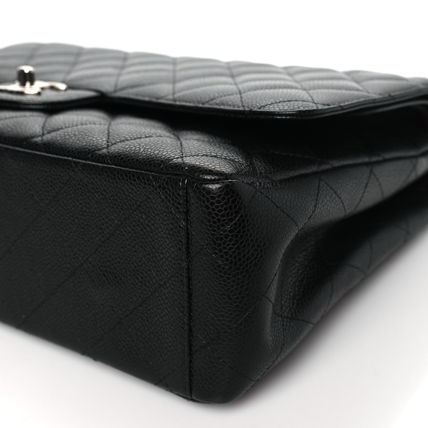 Chanel Caviar Quilted Maxi Double Flap Black 10 of 11