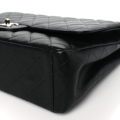 Chanel Caviar Quilted Maxi Double Flap Black 10 of 11