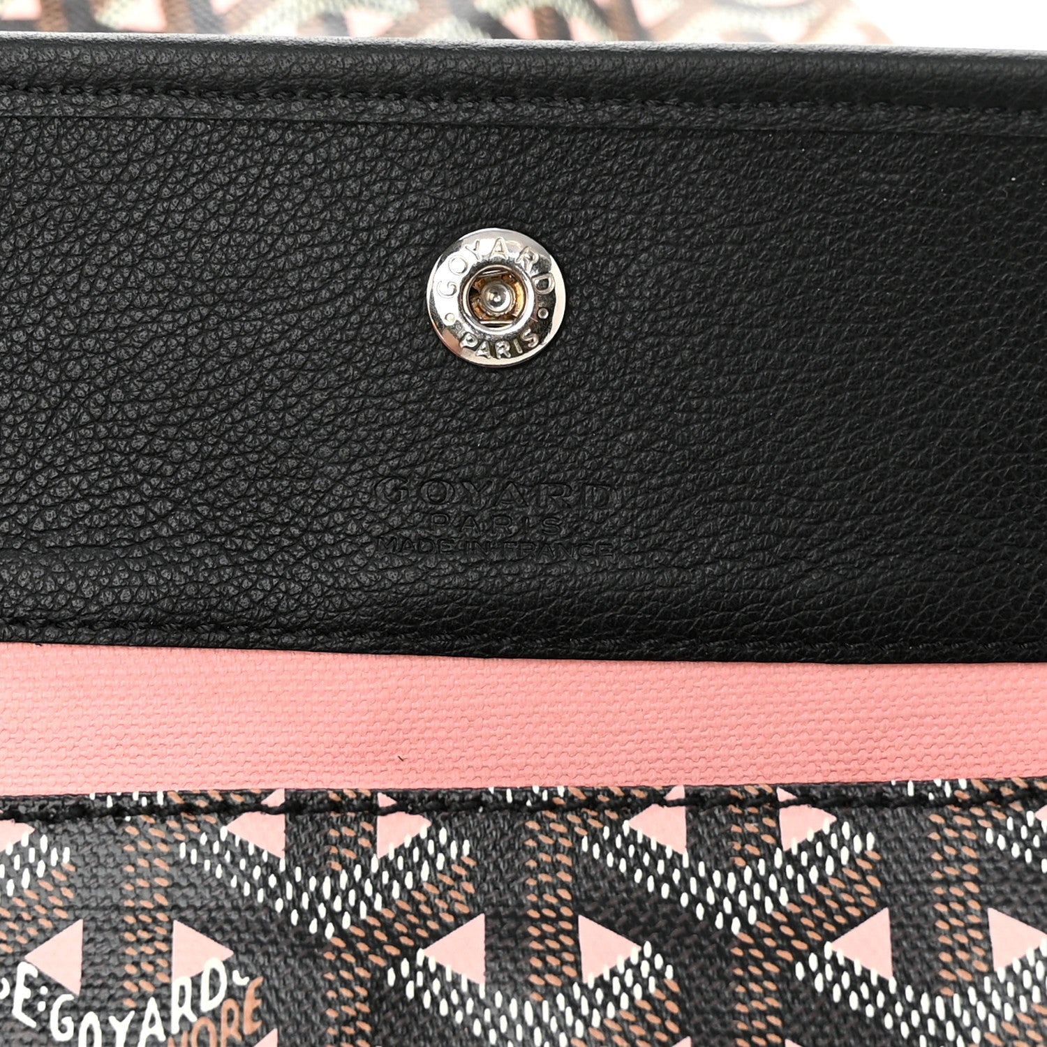 Goyard Goyardine Saint Louis Claire Voie PM Black Pink 7 of 13