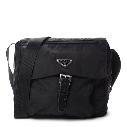 Prada Nylon Vela Messenger Black 1 of 10
