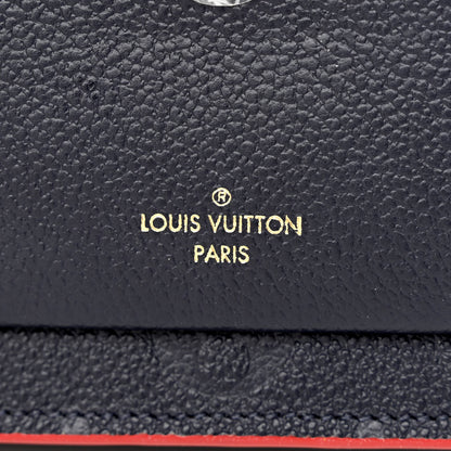 Louis Vuitton Empreinte Vavin Chain Wallet Marine Rouge 6 of 10