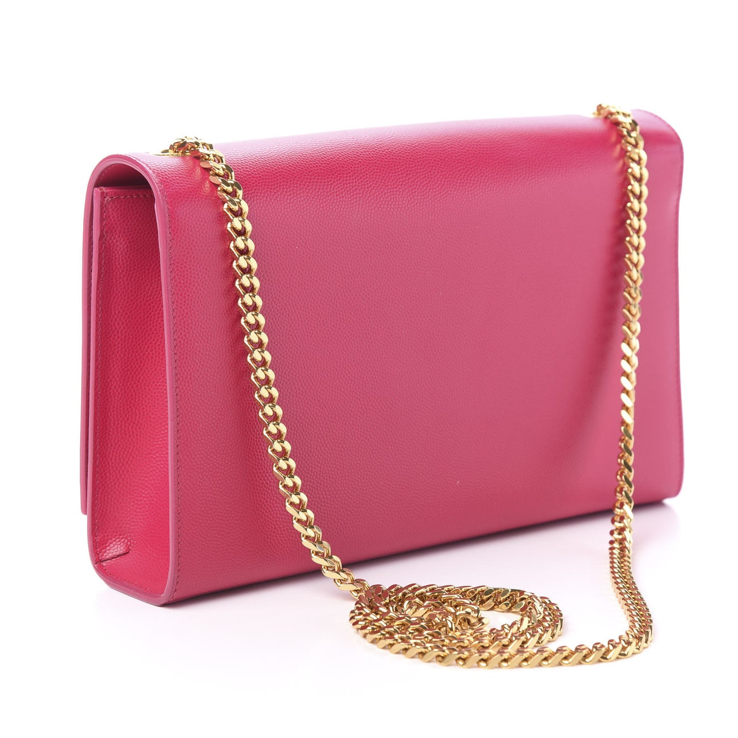 Grain De Poudre Medium Monogram Kate Satchel Lipstick Fuchsia