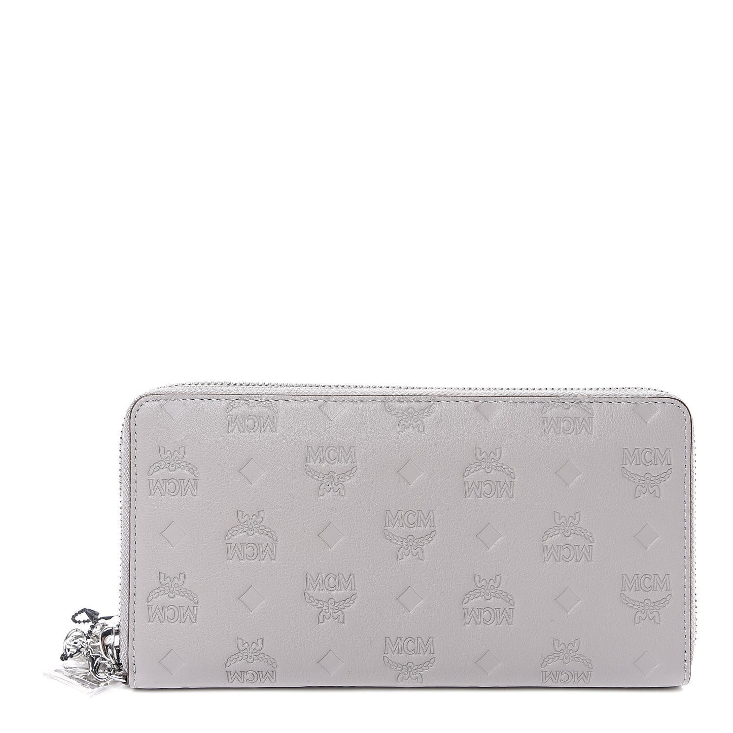 Calfskin Ottomar Monogram Klara Zip Wallet Grey
