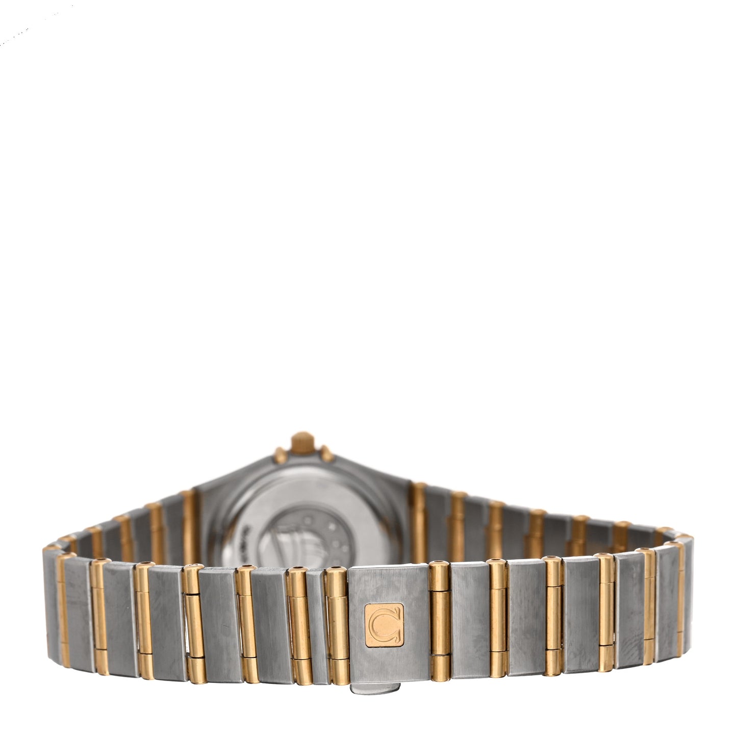 Stainless Steel 18K Yellow Gold 22mm Constellation Quartz Watch Champagne 1262.10