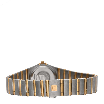 Omega Stainless Steel 18K Yellow Gold 22mm Constellation Quartz Watch Champagne 1262.10 3 of 4
