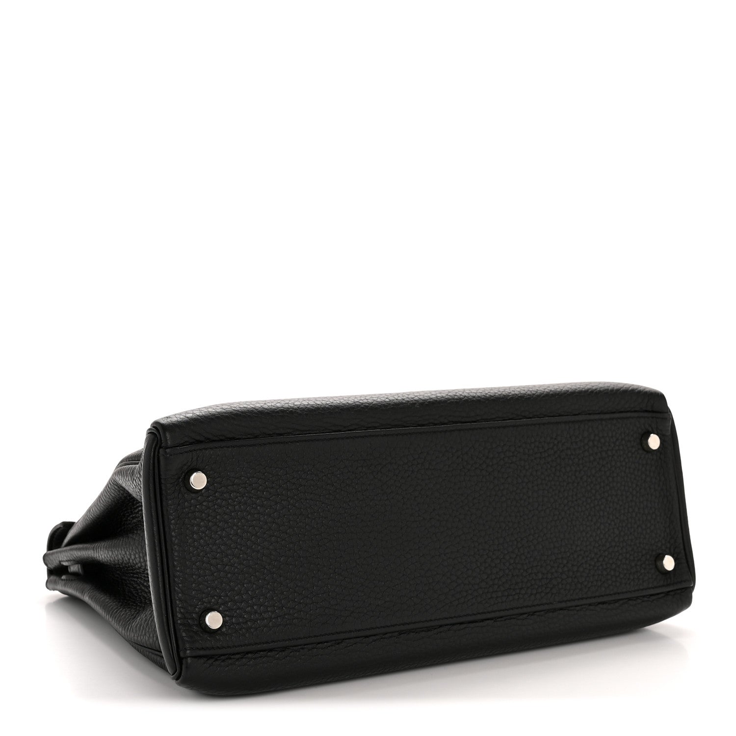 Hermes Taurillon Clemence Kelly Retourne 32 Black Black 4 of 13