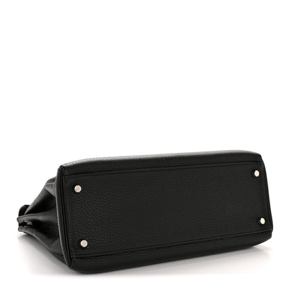 Hermes Taurillon Clemence Kelly Retourne 32 Black Black 4 of 13