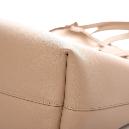 Saint Laurent Calfskin Large Shopping Tote Dark Beige 11 of 13