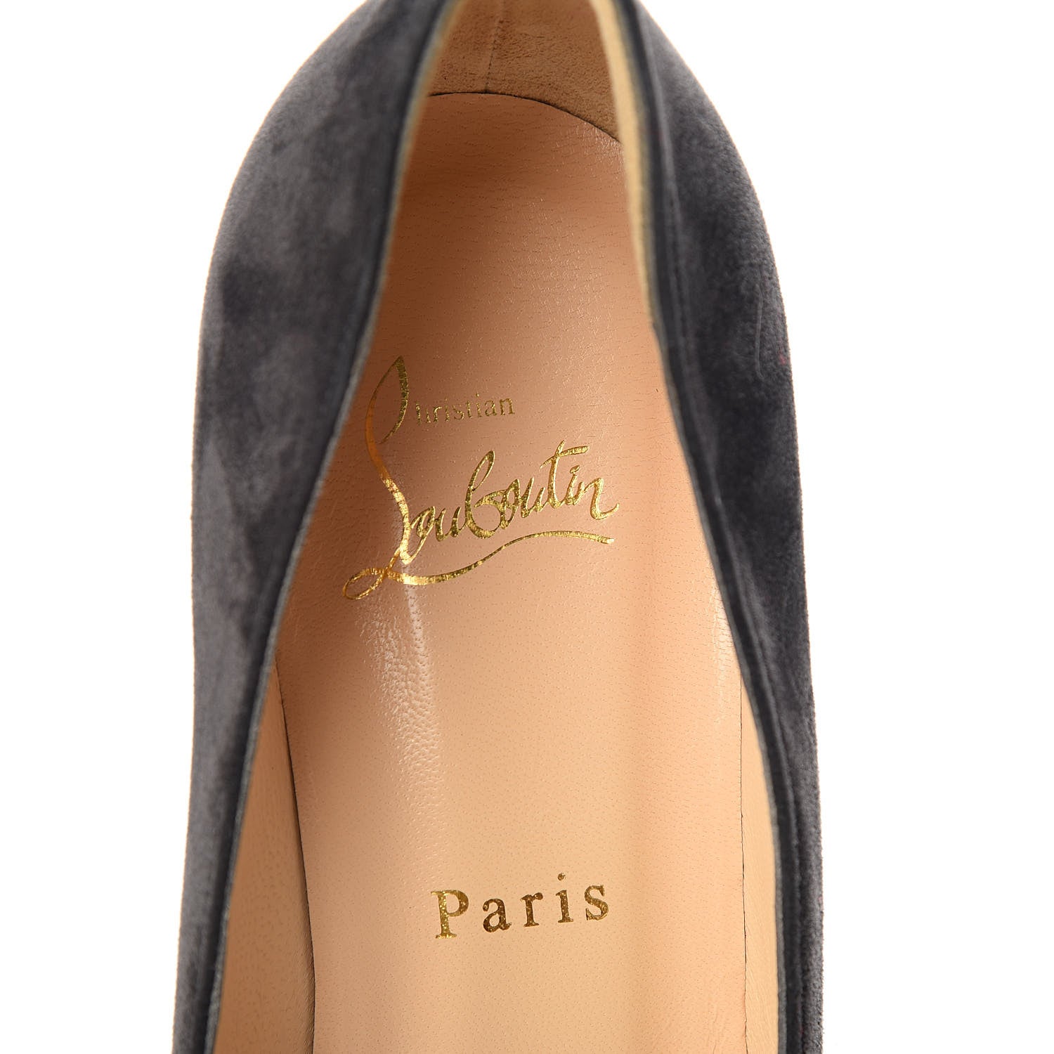 Christian Louboutin Veau Velours Akdooch 85 Pumps 40 Charbon 7 of 7