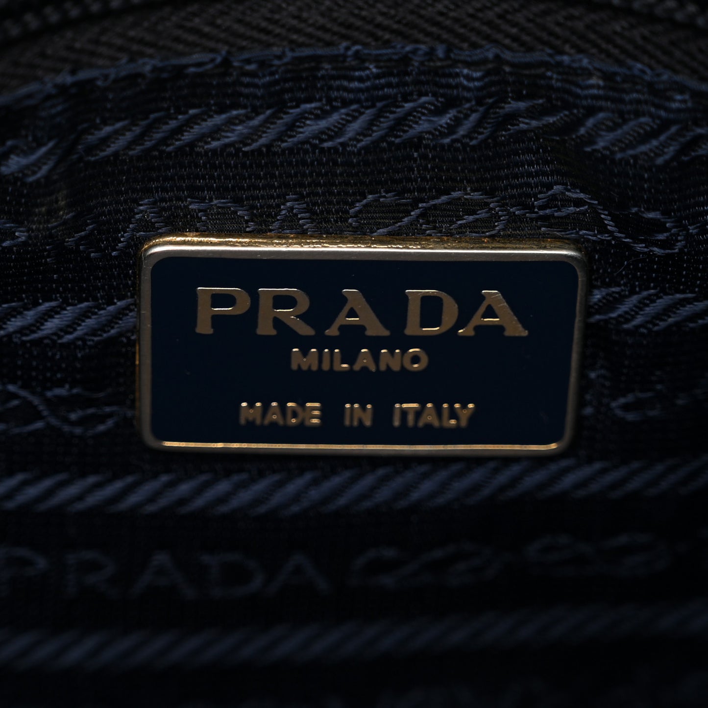 Nappa Quilted Chain Shoulder Bag Navy