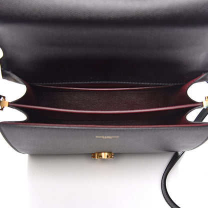 Saint Laurent Grain de Poudre Medium Classic Monogram Cassandra Top Handle Black Rouge Legion 6 of 13