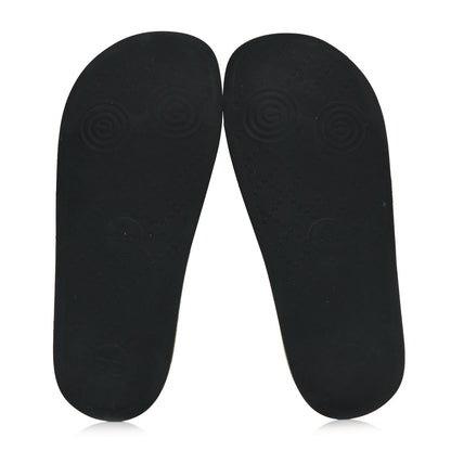 Gucci Rubber Womens Logo Slide Sandals 38 Black 5 of 12