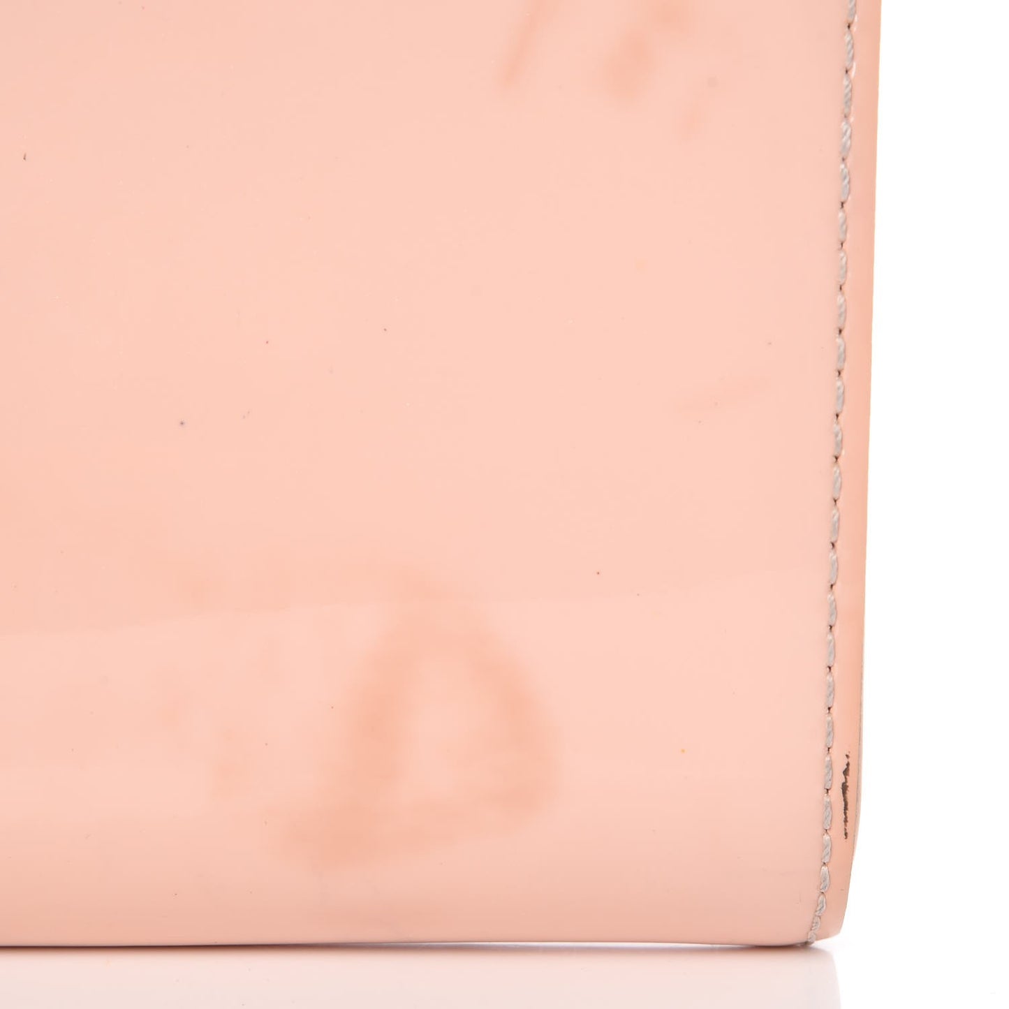 Patent Chain Louise MM Rose Ballerine