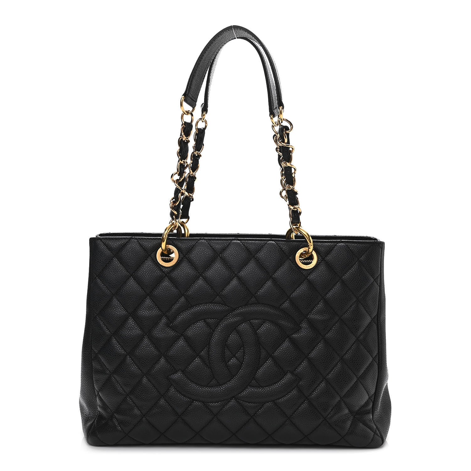 Chanel Caviar Quilted Grand Shopping Tote GST Black 1 of 11
