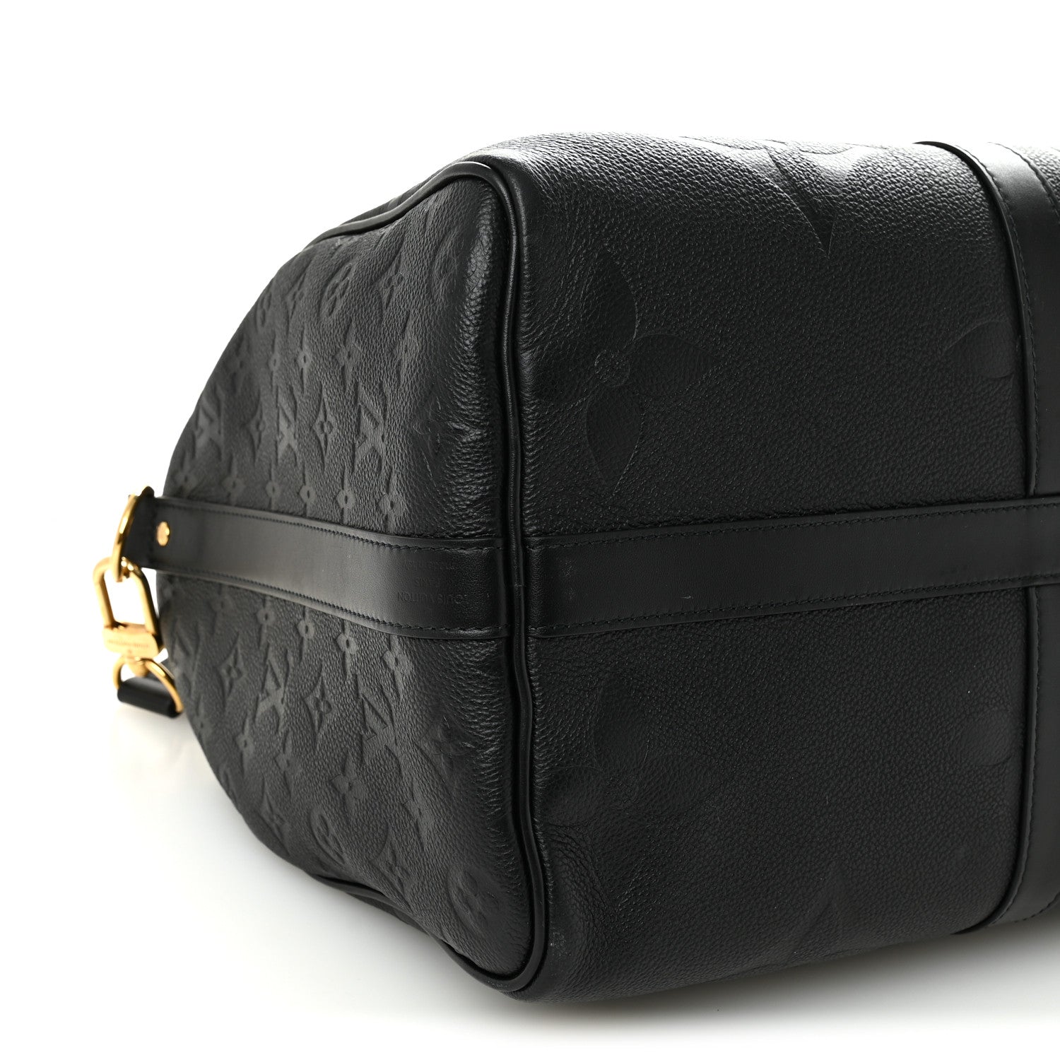 Louis Vuitton Empreinte Monogram Giant Keepall Bandouliere 45 Black 7 of 8