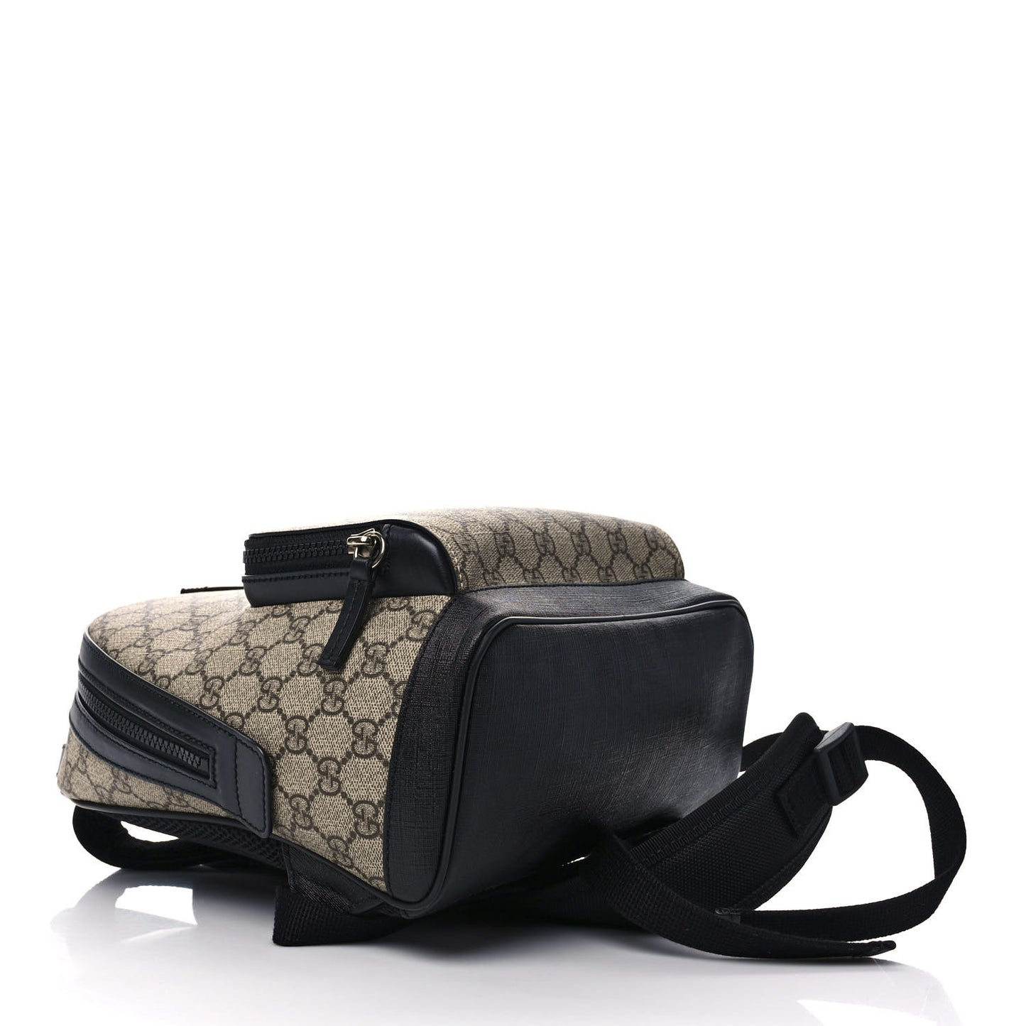 GG Supreme Monogram Small Eden Day Backpack Black