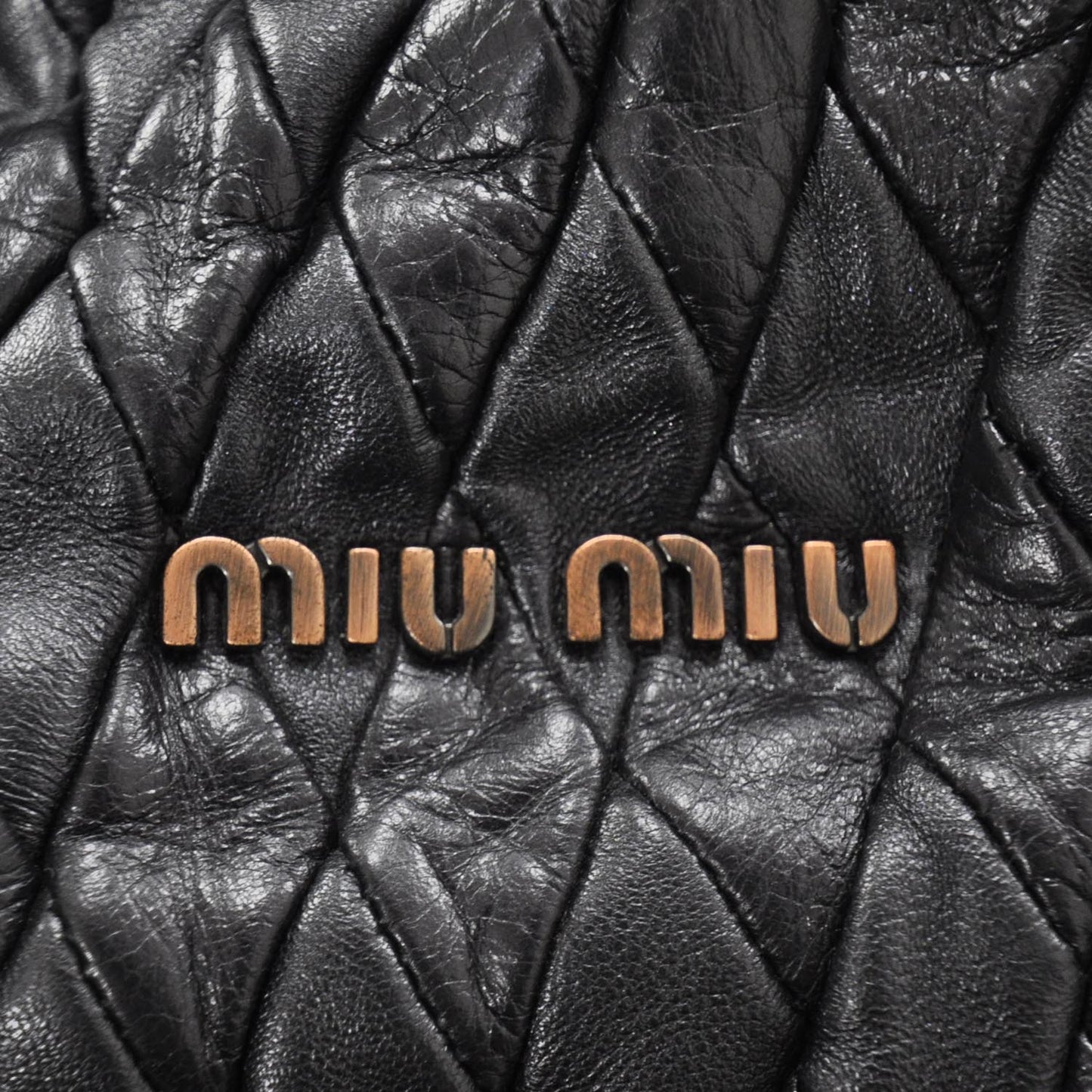 Leather Patchwork Harlequin Bag Anthracite
