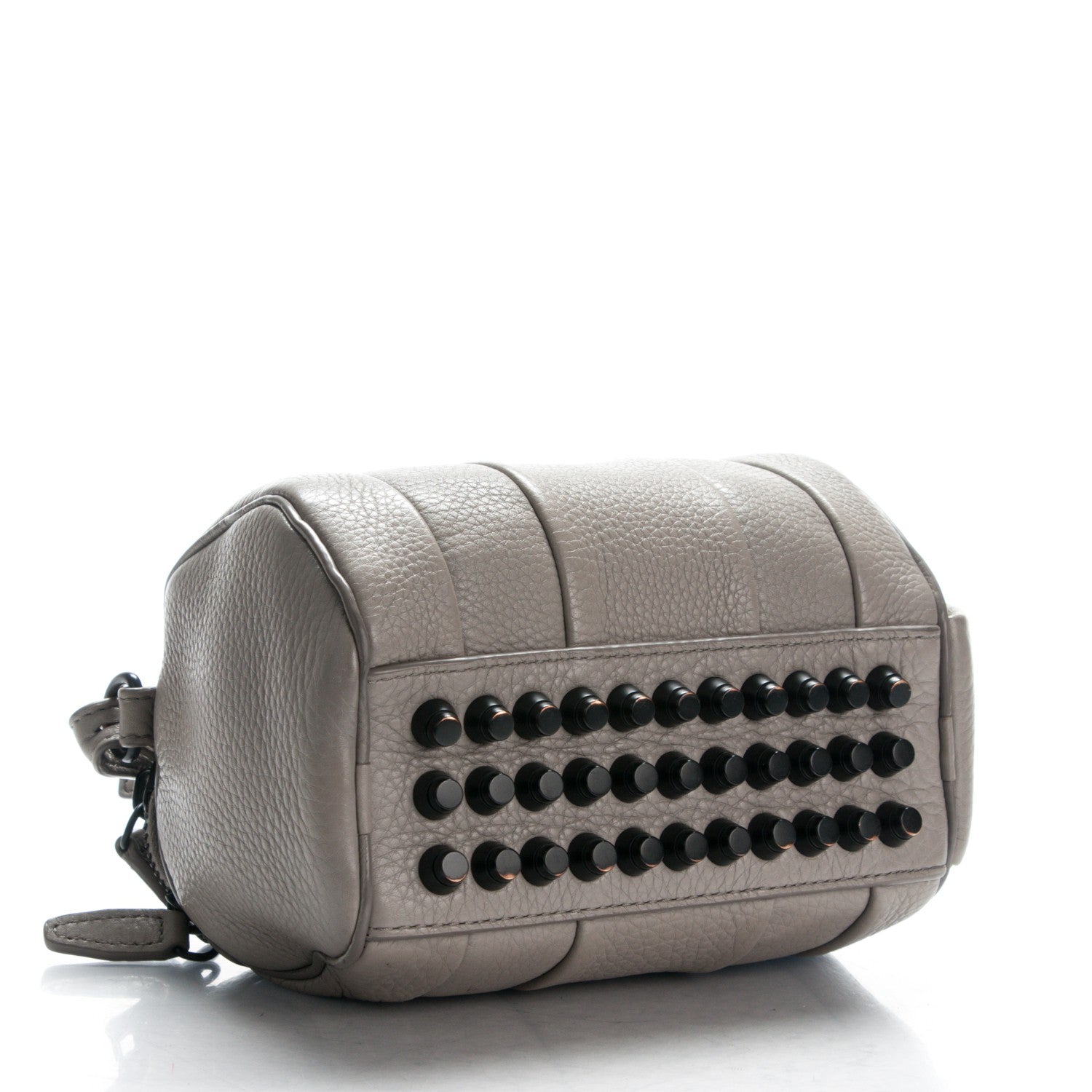 Alexander Wang Pebbled Lambskin Mini Rockie Gray Matte Black Hardware 4 of 7