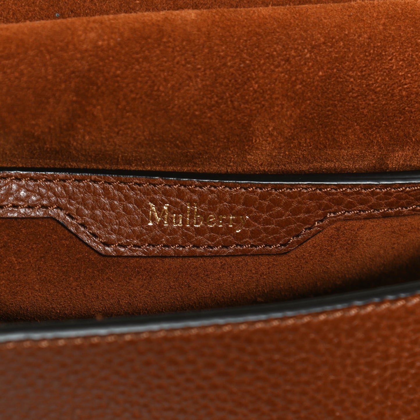 Small Classic Grain Calfskin Amberley Satchel Oak