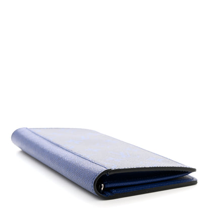 Louis Vuitton Taigarama Brazza Wallet NM Cobalt 4 of 6