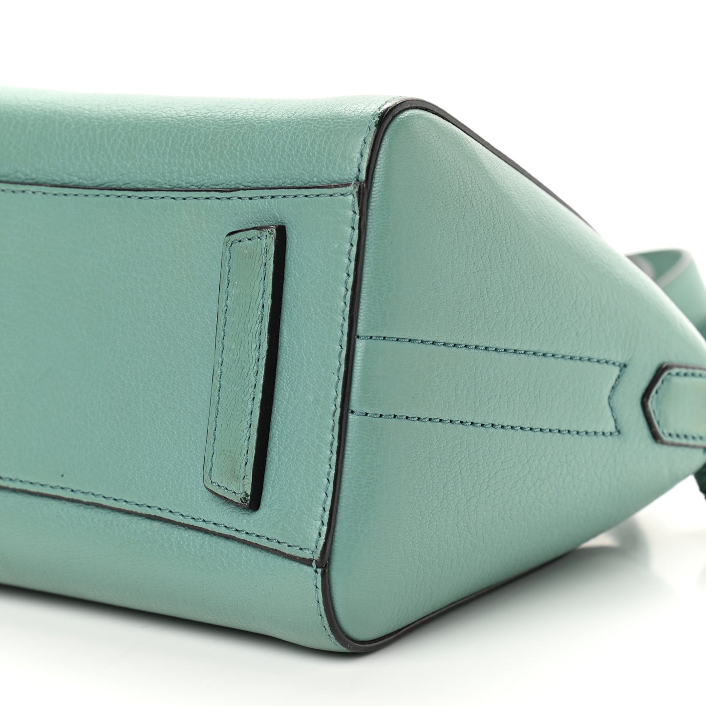 Sugar Goatskin Mini Antigona Aqua