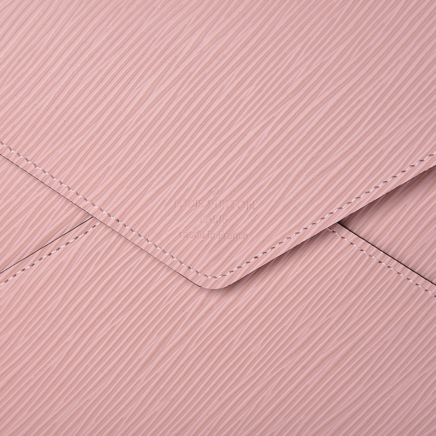 Epi Large Kirigami Pochette Insert Rose Ballerine