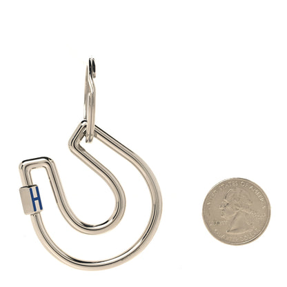 Hermes Stainless Steel Fer a Cheval Key Ring 2 of 3