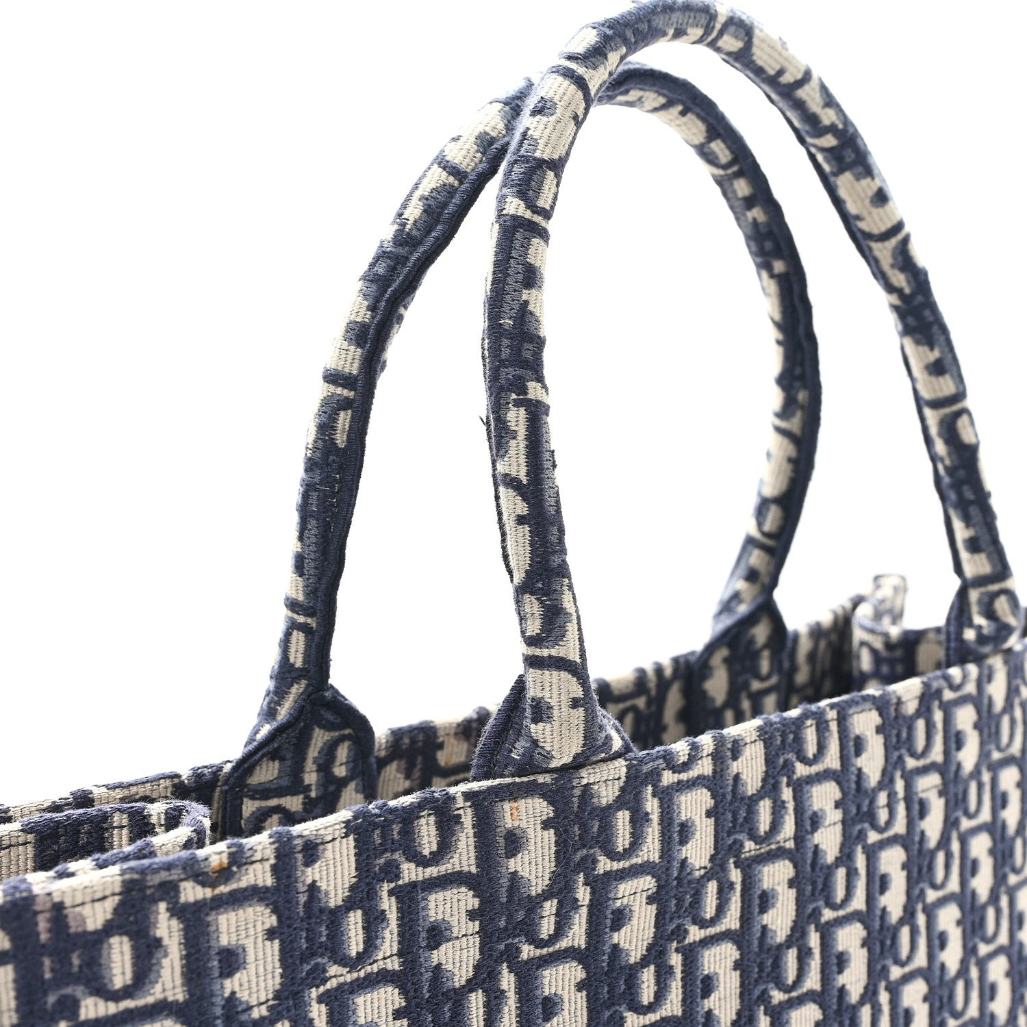 Christian Dior Oblique Large Book Tote Blue Multicolor 11 of 11