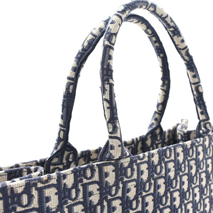 Christian Dior Oblique Large Book Tote Blue Multicolor 11 of 11